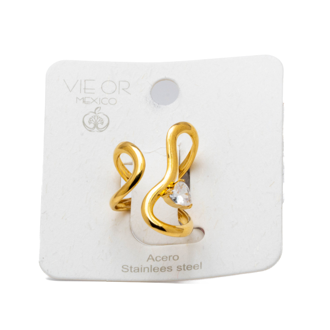 ANILLO ZO14145R DORADO Acero Inoxidable A37