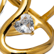 ANILLO ZO14145R DORADO Acero Inoxidable A37