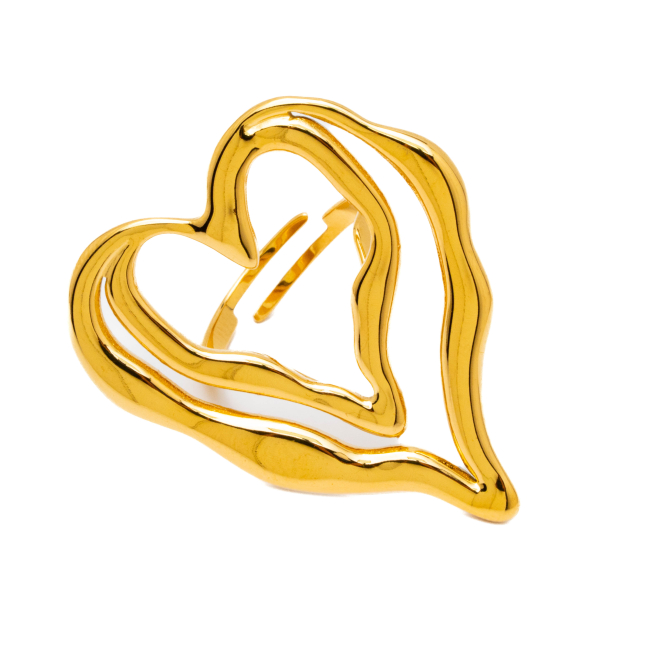 ANILLO ZO10400R150 DORADO Acero Inoxidable 2A54