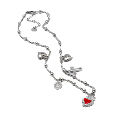COLLAR ZO12508N PLATEADO Acero Inoxidable 2D48