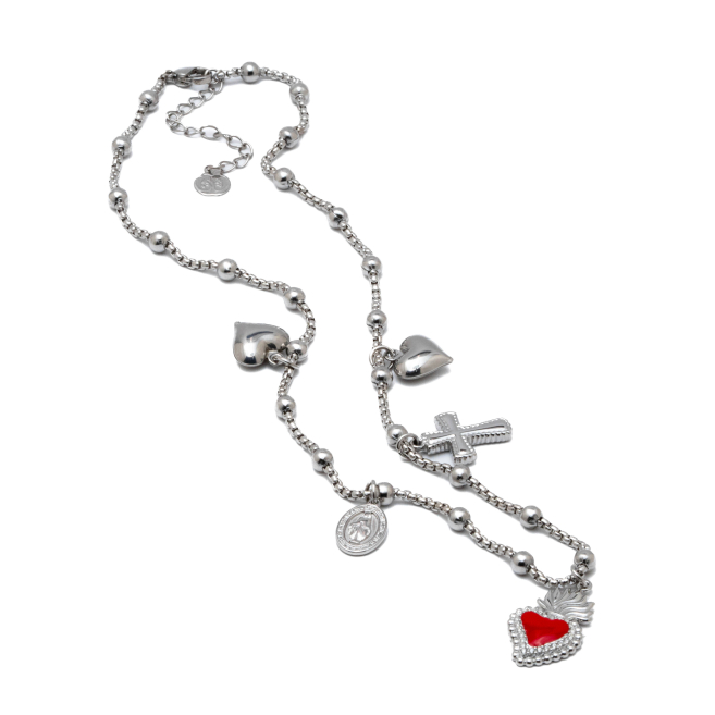 COLLAR ZO12508N PLATEADO Acero Inoxidable 2D48