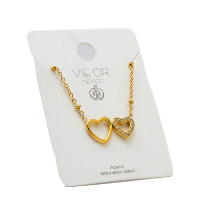 Collar Y00904 Dorado Acero Inoxidable 2D31