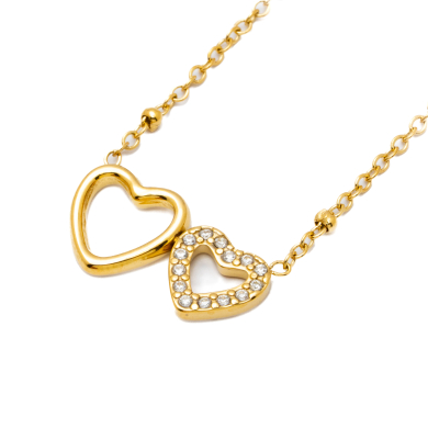 Collar Y00904 Dorado Acero Inoxidable 2D31