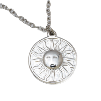 Collar Y00984 Plateado Acero Inoxidable E23