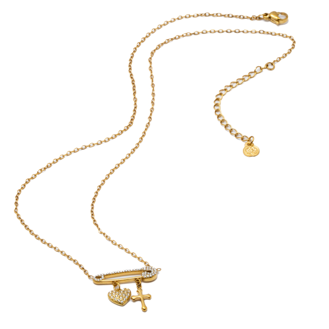 Collar Y00973 Dorado Acero Inoxidable 2D31
