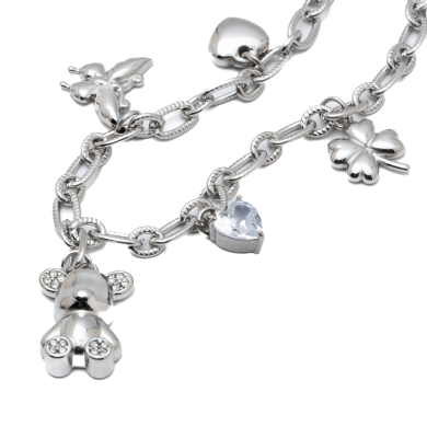 COLLAR ZO15560N PLATEADO Acero Inoxidable 2D49