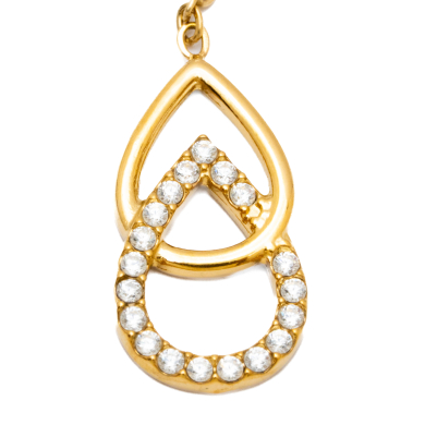 COLLAR ZO13553N Dorado Acero Inoxidable -E33