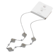 COLLAR ZO15747N PLATEADO Acero Inoxidable 2D38