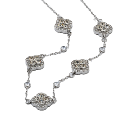 COLLAR ZO15747N PLATEADO Acero Inoxidable 2D38