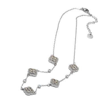 COLLAR ZO15747N PLATEADO Acero Inoxidable 2D38