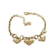 PULSERA ZO15744B DORADO Acero Inoxidable 2C34