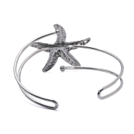 BRAZALETE ZO15476B/BRAZO PLATEADO Acero Inoxidable 2C45