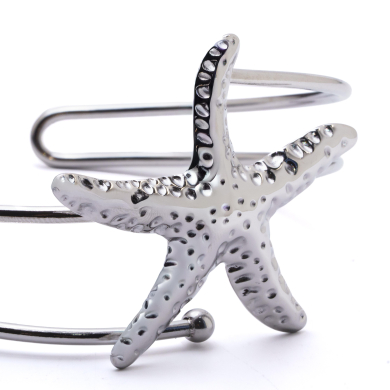 BRAZALETE ZO15476B/BRAZO PLATEADO Acero Inoxidable 2C45