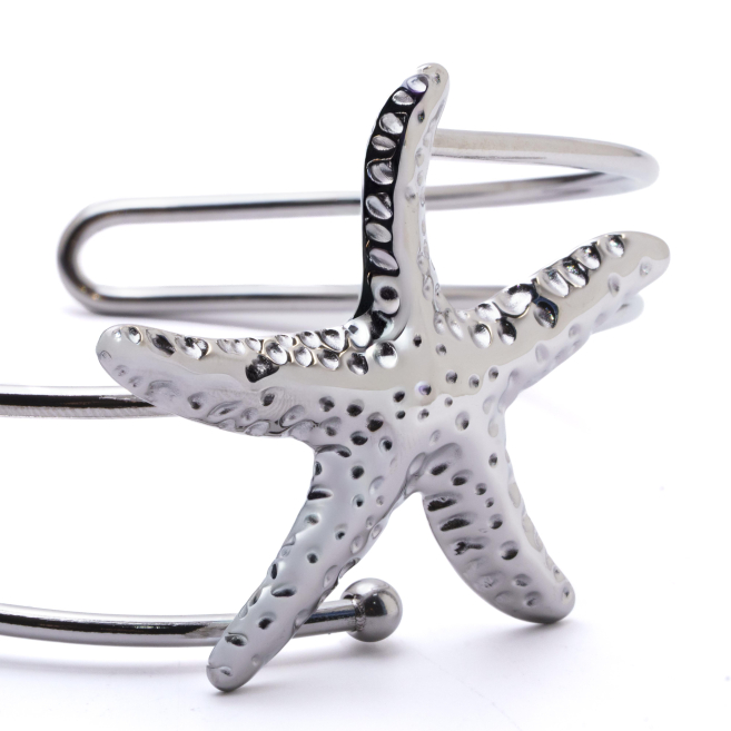 BRAZALETE ZO15476B/BRAZO PLATEADO Acero Inoxidable 2C45