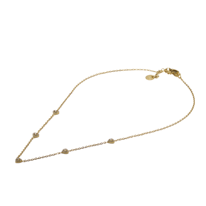 COLLAR ZO15353N DORADO Acero Inoxidable 2D53