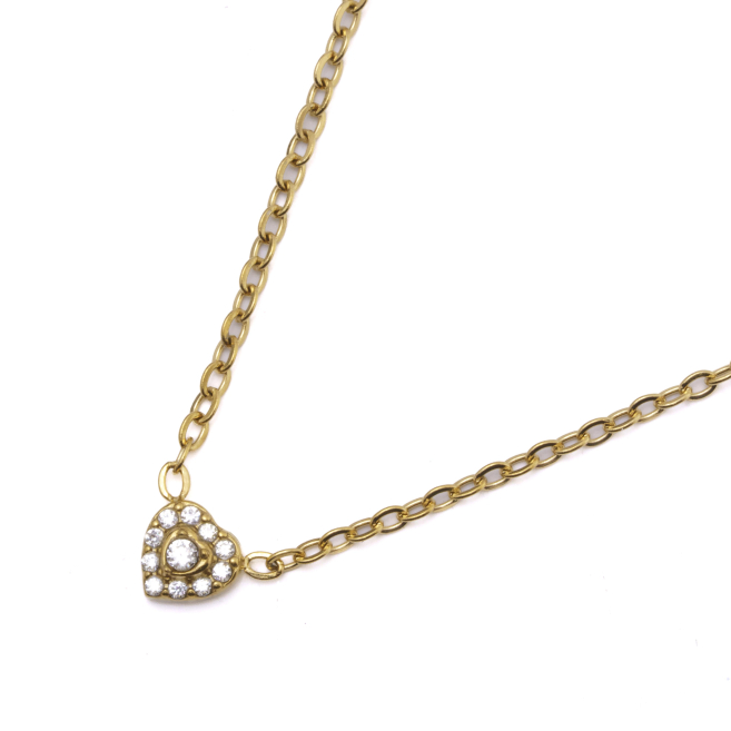 COLLAR ZO15353N DORADO Acero Inoxidable 2D53