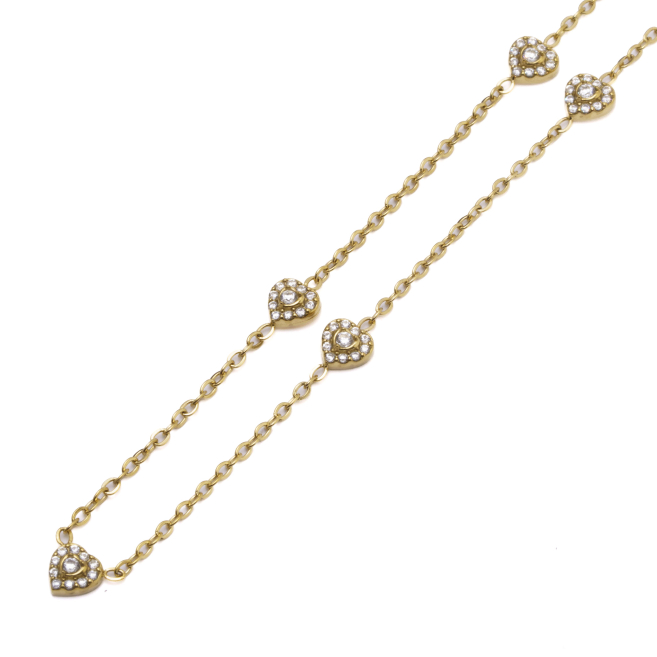 COLLAR ZO15353N DORADO Acero Inoxidable 2D53