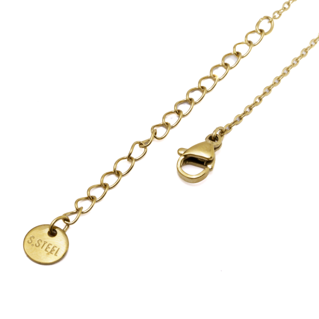 COLLAR ZO15353N DORADO Acero Inoxidable 2D53