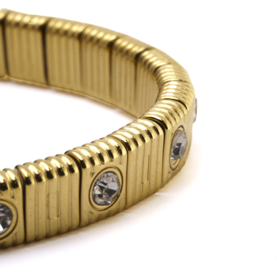 PULSERA ZO15170B BLANCO DORADO Acero Inoxidable 2C58