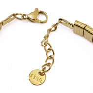 PULSERA ZO15170B BLANCO DORADO Acero Inoxidable 2C58