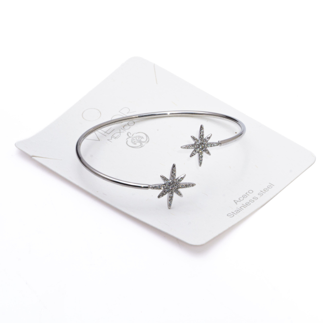 BRAZALETE ZO12085B350 PLATEADO Acero Inoxidable 2C12