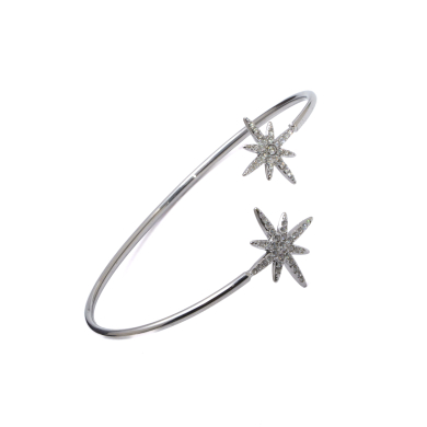 BRAZALETE ZO12085B350 PLATEADO Acero Inoxidable 2C12