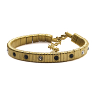 PULSERA ZO15170B GRIS DORADO Acero Inoxidable 2C58