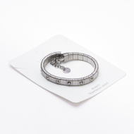 PULSERA ZO15170B BLANCO PLATEADO Acero Inoxidable 2C58