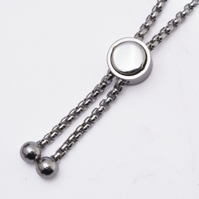 PULSERA ZO15125B PLATEADO Acero Inoxidable 2C25