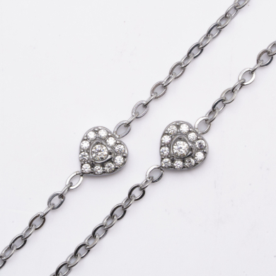 COLLAR ZO15353N PLATEADO Acero Inoxidable 2D53