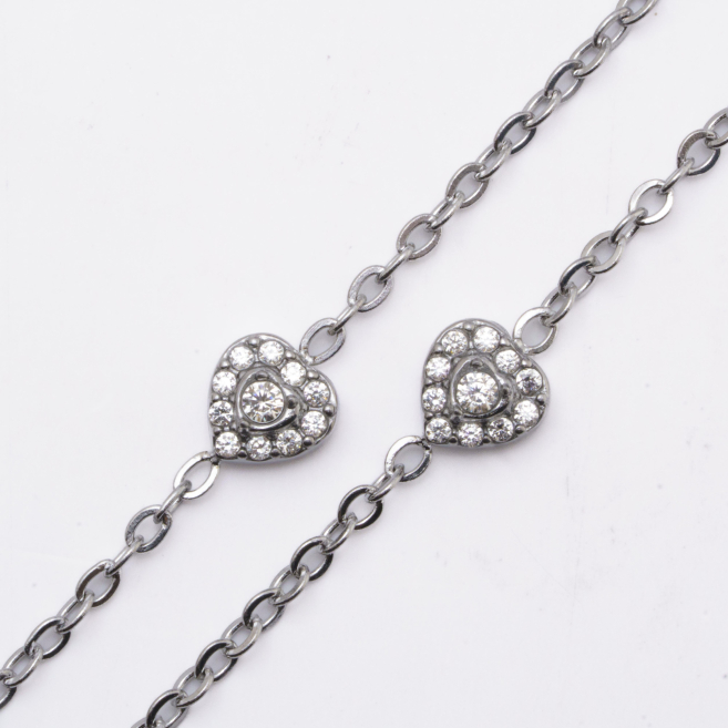 COLLAR ZO15353N PLATEADO Acero Inoxidable 2D53