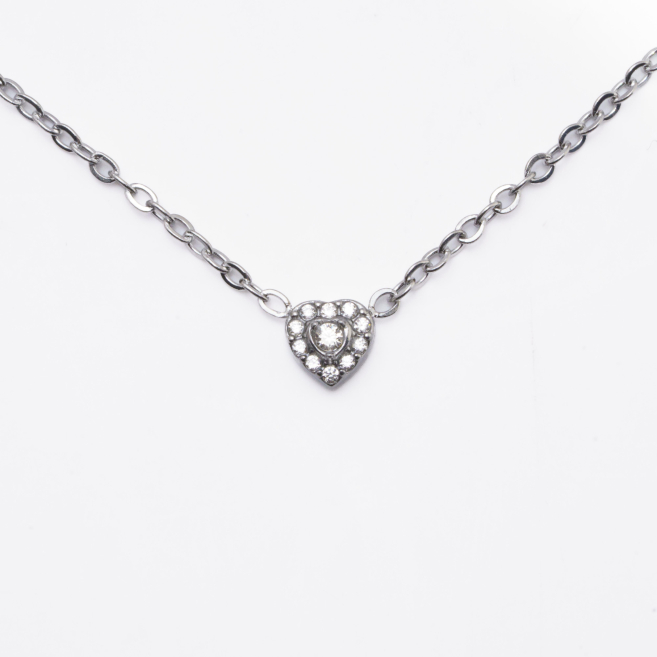 COLLAR ZO15353N PLATEADO Acero Inoxidable 2D53