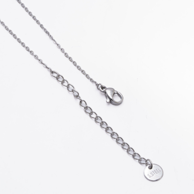 COLLAR ZO15353N PLATEADO Acero Inoxidable 2D53