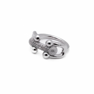 ANILLO ZO15507R PLATEADO Acero Inoxidable A32