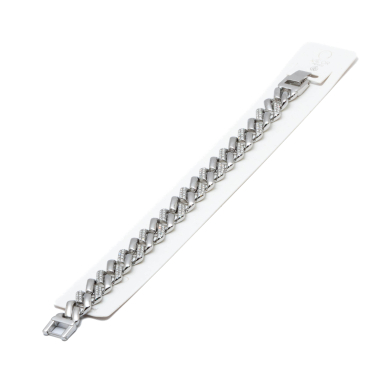PULSERA ZO15137B PLATEADO Acero Inoxidable 2B37