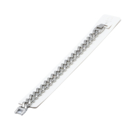 PULSERA ZO15137B PLATEADO Acero Inoxidable 2B37