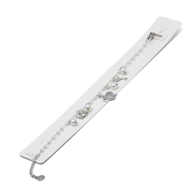 PULSERA ZO15728B PLATEADO Acero Inoxidable 2B42