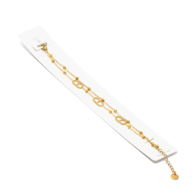 PULSERA ZO15178B DORADO Acero Inoxidable 2B34