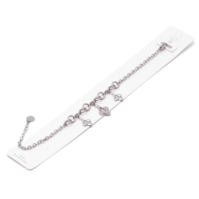 PULSERA ZO15756B PLATEADO Acero Inoxidable 2B41