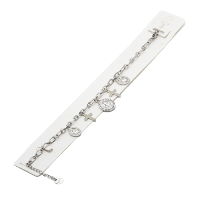 PULSERA ZO15561B PLATEADO Acero Inoxidable 2B43