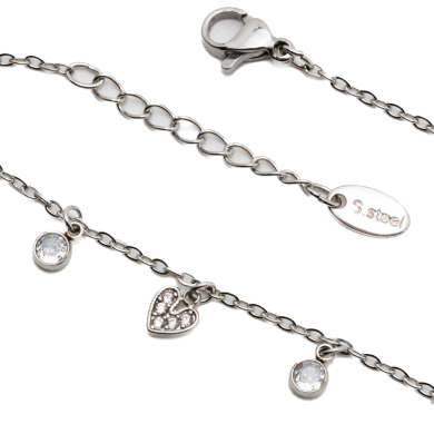PULSERA ZO14912B PLATEADO Acero Inoxidable 2B14