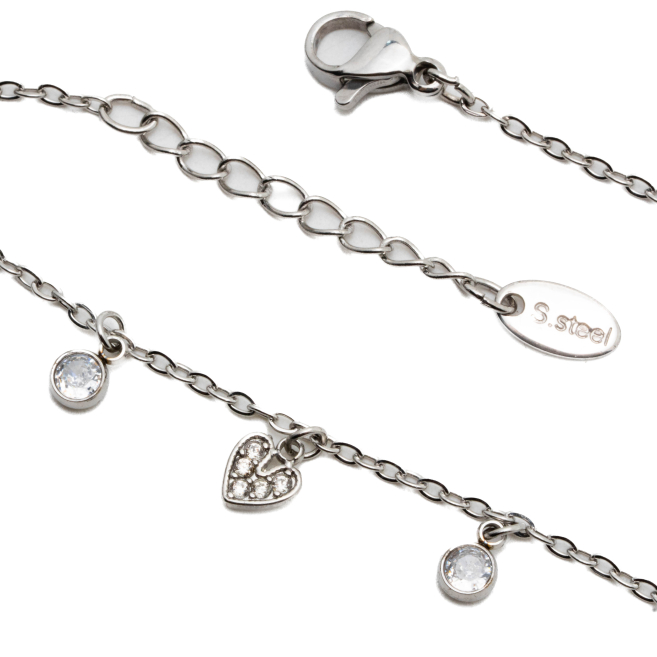 PULSERA ZO14912B PLATEADO Acero Inoxidable 2B14