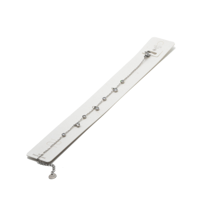 PULSERA ZO15578B PLATEADO Acero Inoxidable 2B17