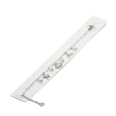 PULSERA ZO15730B PLATEADO Acero Inoxidable 2B32