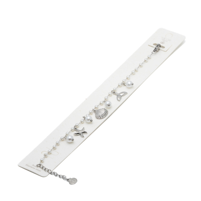 PULSERA ZO15730B PLATEADO Acero Inoxidable 2B32