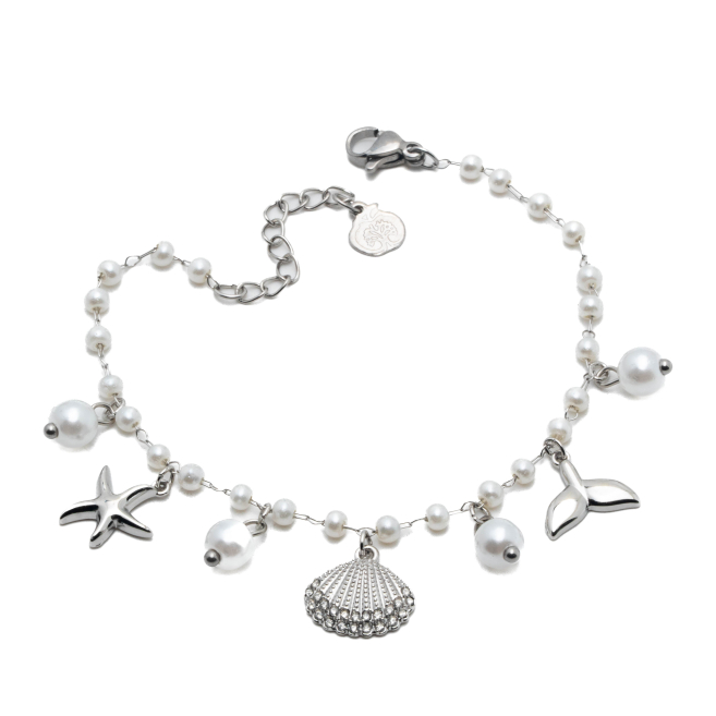 PULSERA ZO15730B PLATEADO Acero Inoxidable 2B32