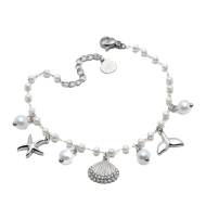 PULSERA ZO15730B PLATEADO Acero Inoxidable 2B32