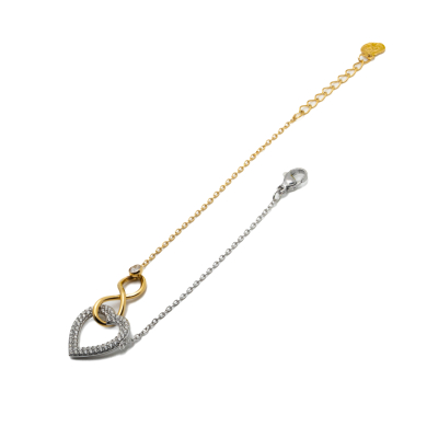 PULSERA ZO14194B BICOLOR Acero Inoxidable 2B33