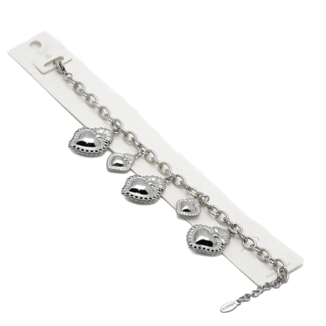 PULSERA ZO12244B PLATEADO Acero Inoxidable 2B58