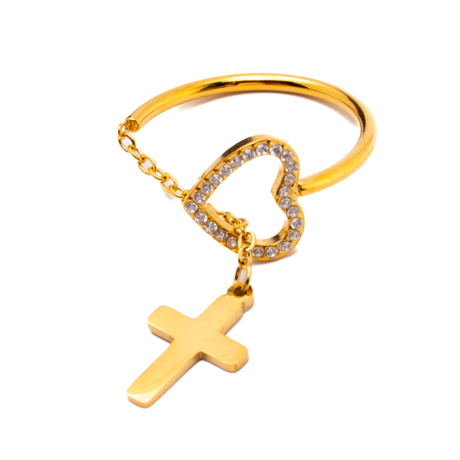 ANILLO ZO13326R DORADO Acero Inoxidable A31
